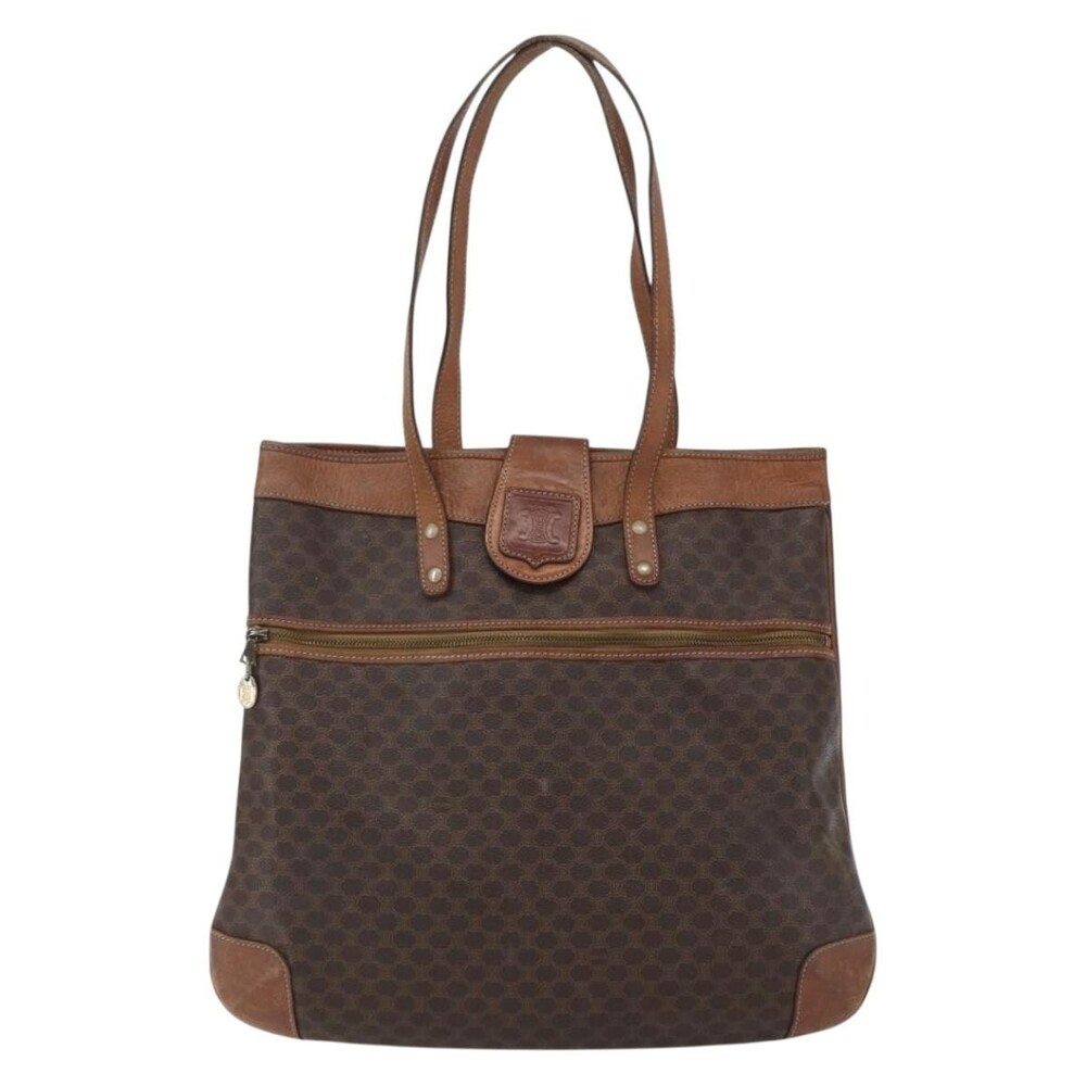 Celine Macadam Tote Bag Brown